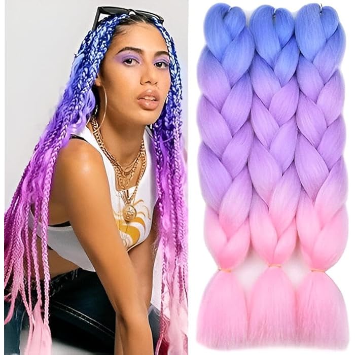 Industrial hair - luxurious controversies with soft and natural gloss of preventive hair hairstyles and creative saloons view, perfect length for array and variety of controversies (Fuchsia) - Image 4